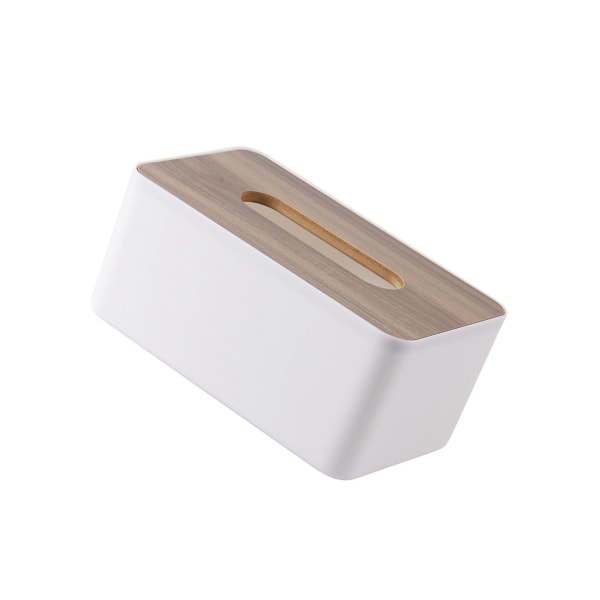 Modern För Tissue Box Cover Hållare Dispenser Organizer för White 21x13 x 9cm