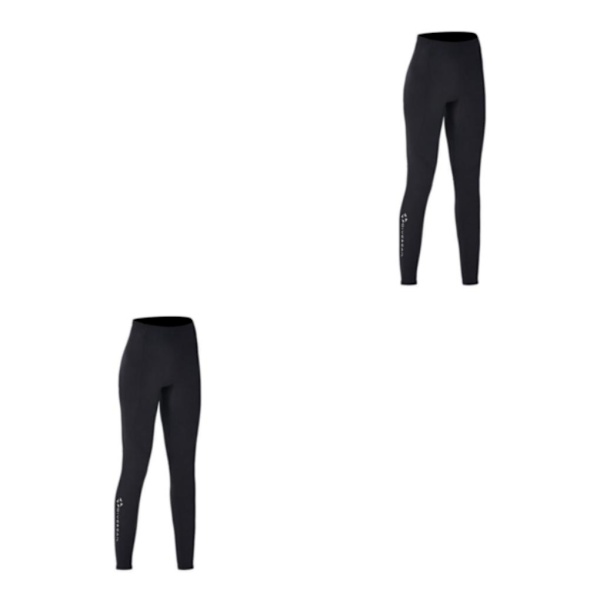 1/2/3 simdykarbyxor 2 mm neopren varm thermal våtdräkt Women L 2PCS