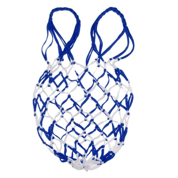 1/2/3/5 Basket Ball Carry Mesh Förvaring Nätpåshållare Blue White 5PCS