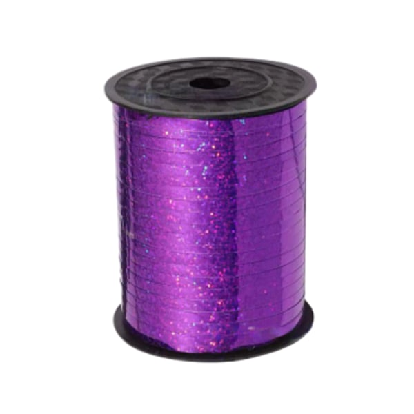 1/2/3/5 Golden Curled Ribbon Plast Robust och hållbar för Purple ribbon 1Set