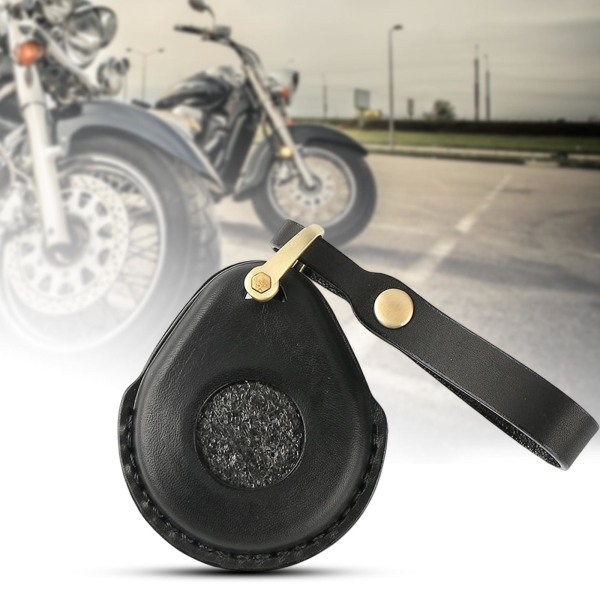 1/2/3/5 cover PU-läder Söt passform för motorcykelpojkvän Black 1Set