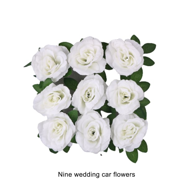 9st tyg vacker konstgjord blomma för bröllopsdekoration