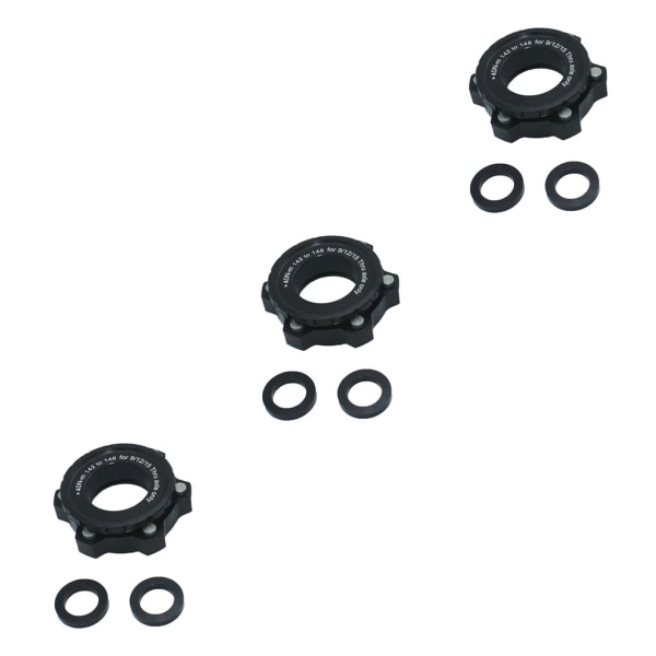 1/3 cykel mittlås till 6-bultar rotorbromsskiva navadapter Rear 142 to 148 3PCS