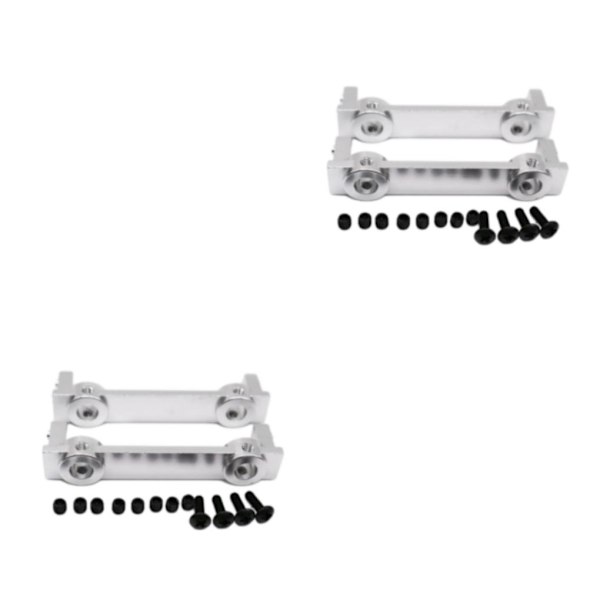 1/2/3/5 och utsökt utförande bakre stötfångare för ECX 1/12 Rc silver 2Set