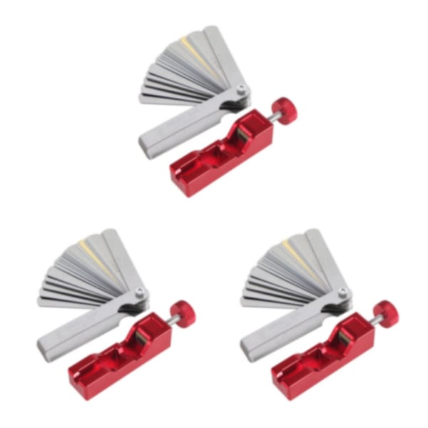 1/2/3/5 Bekväm och säker bilverktygssats för bil red Package feeler gauge 3PCS