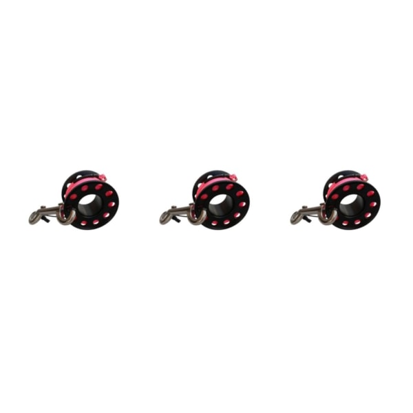 1/2/3/5 Diving Finger Reel Guide Spool 15m Line Dual Ended För Black 15M Wire 3PCS