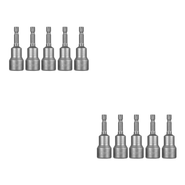 1/2/3/5 5 delar mutterdragare skaft pneumatisk skruvmejsel 15x65mm 2PCS