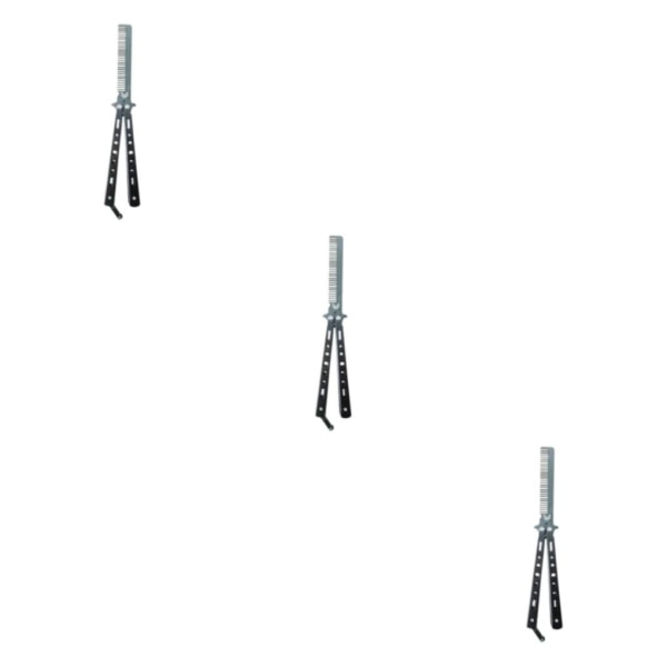 1/2/3 För Butterfly Comb Hair Trimmer Brush Pocket Combs for 3Set