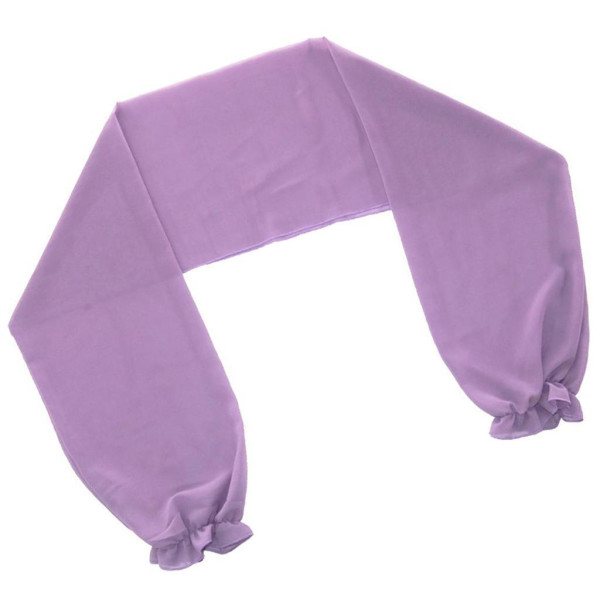 1/2/3/5 Dam Long Sleeve Chiffong För Bolero Shrug Purple 1Set