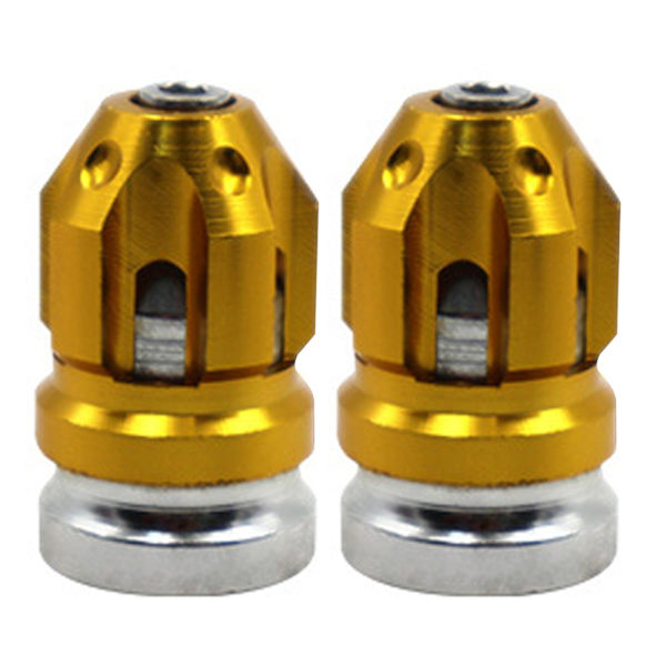 1/2/3/5 2st Däckventil Stamskydd Skydd Passar för motorcyklar Gold 26x15mm 1Set