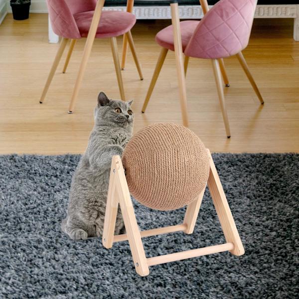 Cat Scratching Ball Slitstarka husdjurstillbehör Träning Hållbar S