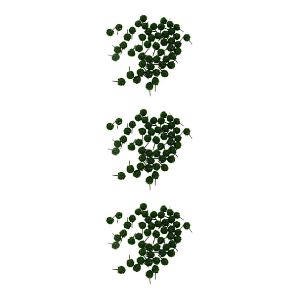1/2/3 50 stycken bollformade modellträd DIY Landskapslandskap N Green 3Set