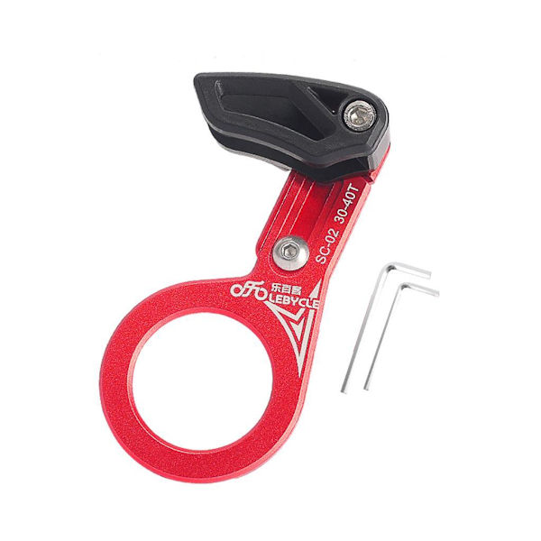 1/2/3 Universal Kedjeguide i aluminiumlegering för MTB-cykel Axis red 1 Pc