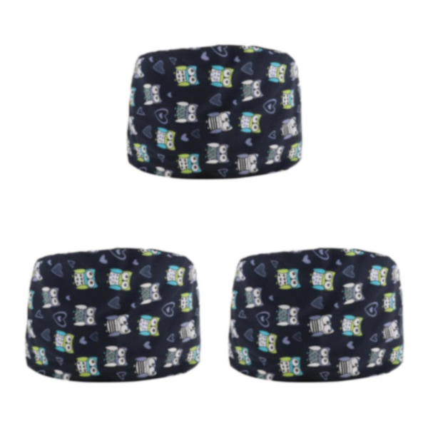 1/2/3/5 Scrub Hat Health Service Working Cover Svettband Style 1 3Set