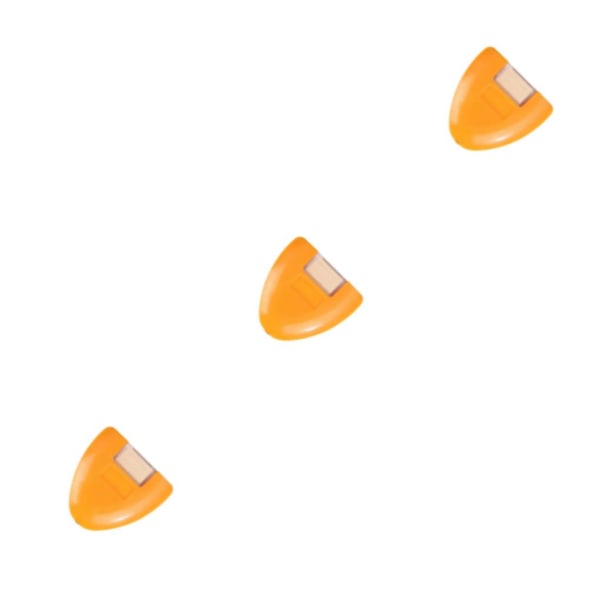 1/2/3/5 triangulärt kritahjul Kompakt Bärbar Hållbar Orange Yellow 6x6cm 3Set