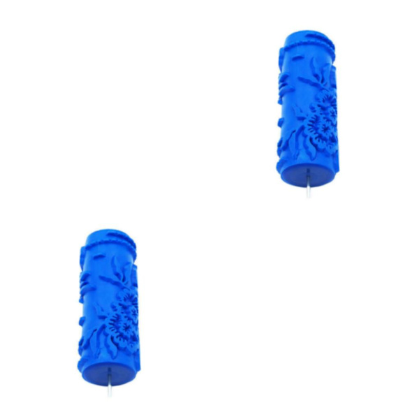 1/2/3 5' präglat mönster färgrulle DIY väggmålningskantskärare Blue Type 075 2Set