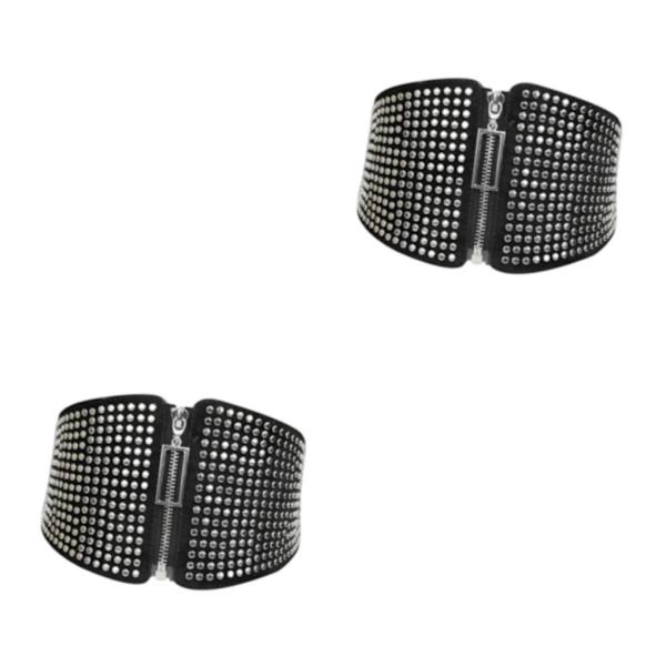 1/2/3 Fashion Elastiskt midjebälte Wide För Cinch Belts Korsett Style A 2Set