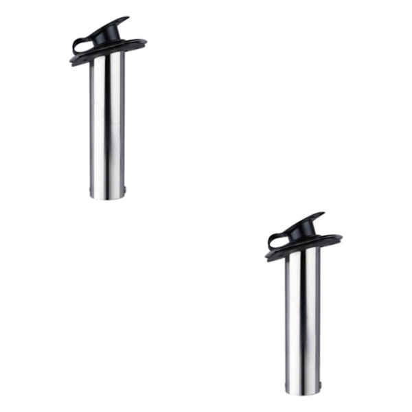 1/2 Stånghållare Rostfritt stål Flush Mount Antikorrosion för 15 Degree 2PCS