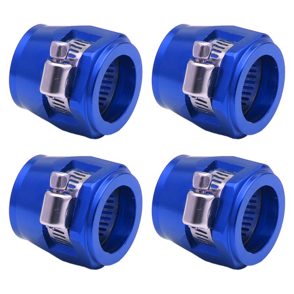 1/2/3/5 4-delad aluminiumslangklämma - lätt att installera blue AN12.4pcs 1 Pc