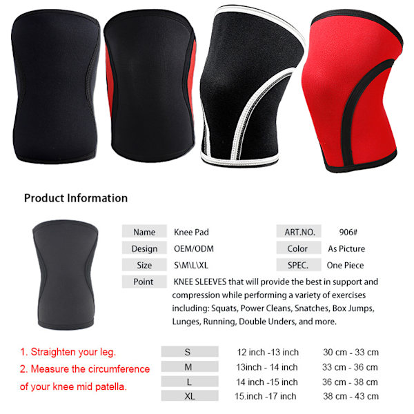 Knäärmar Tyngdlyftning - halkfritt och stötdämpande stöd för Model B all red M