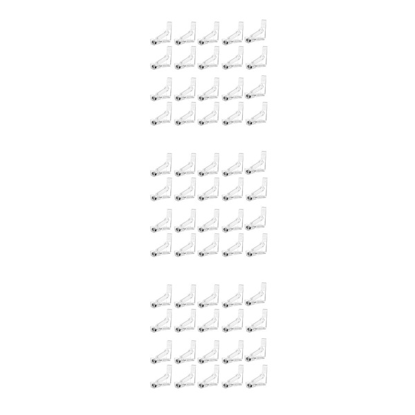 1/2/3/5 Håll hårt duk Justerbar tygklämma för Transparent 20PCS 3Set