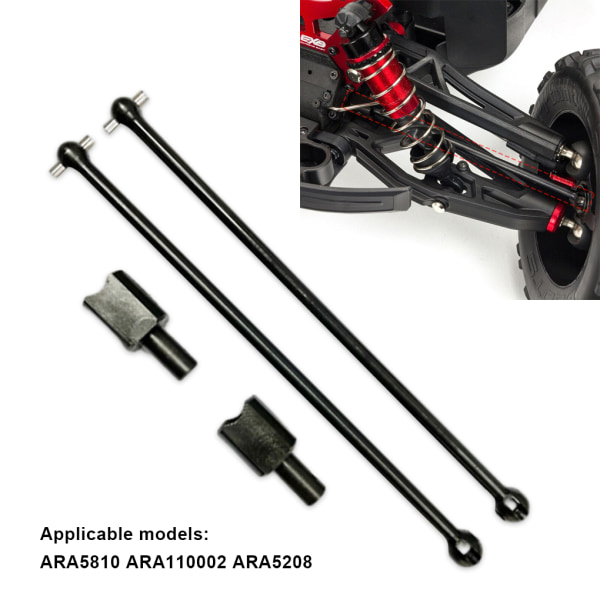 1/2/3 6MM förtjockad drivaxel för Rc ARRMA 1/5 aluminiumlegering 1Set