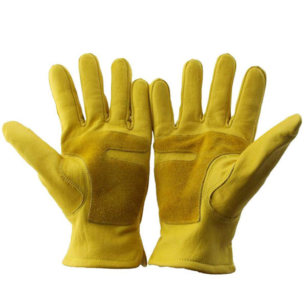 1/2/3 gul kohud läder Racing Motorcykel Biker Handskar XL 1 Pc