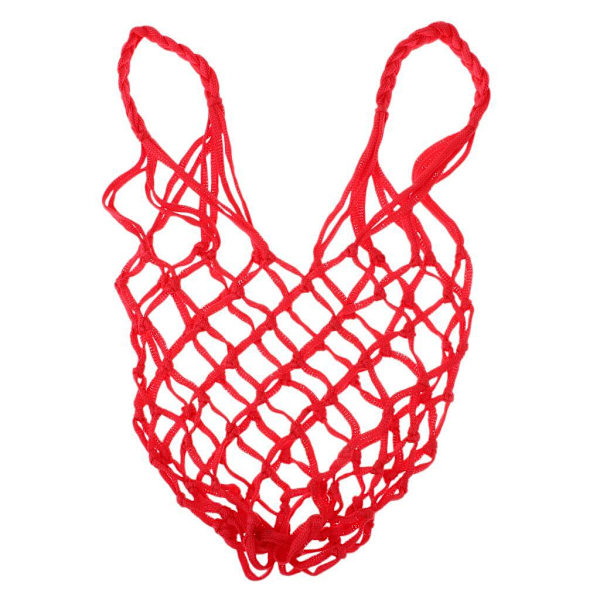 1/2/3/5 Basket Ball Carry Mesh Förvaring Nätpåshållare Red 1 Pc