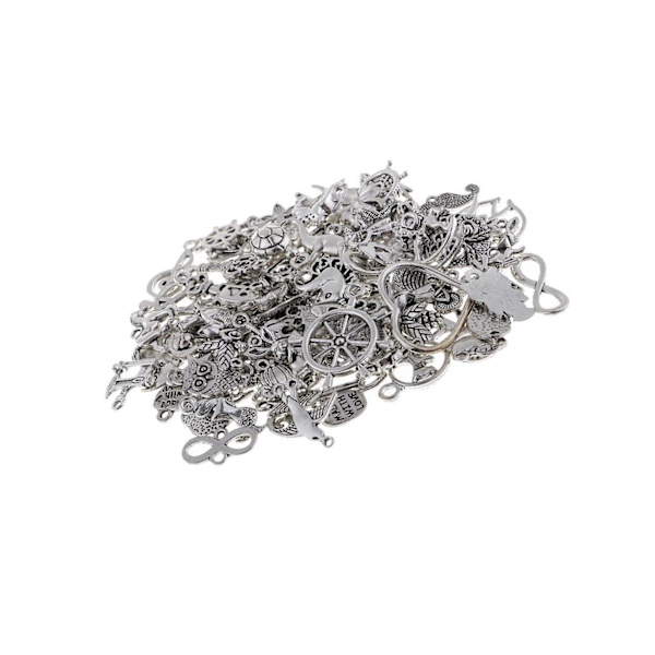 1/5 100 bitar blandade många stil DIY halsband armband 5Set