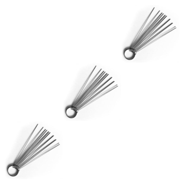 1/2/3/5 Kompatibilitet möter hållbarhet för effektiv ficklampa Cleaning needle 13*2.6*0.8cm 3PCS