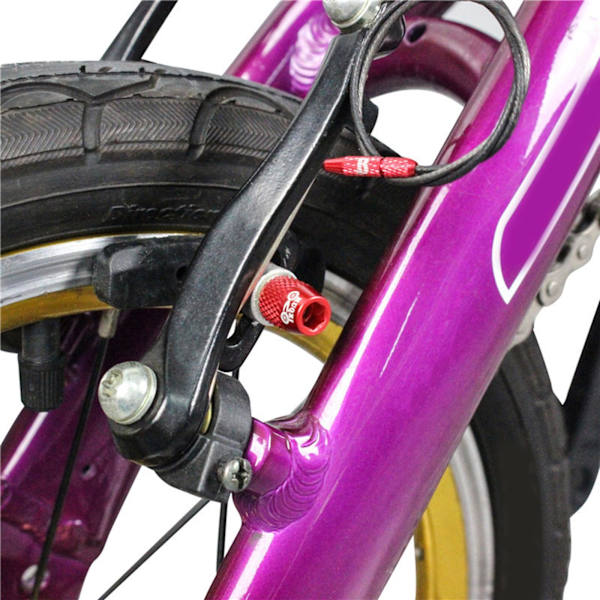 1/2/3/5 4x M6 Bike V Bromsbelägg Skruv Mountain Fasta bultar Red 12x10MM 1Set