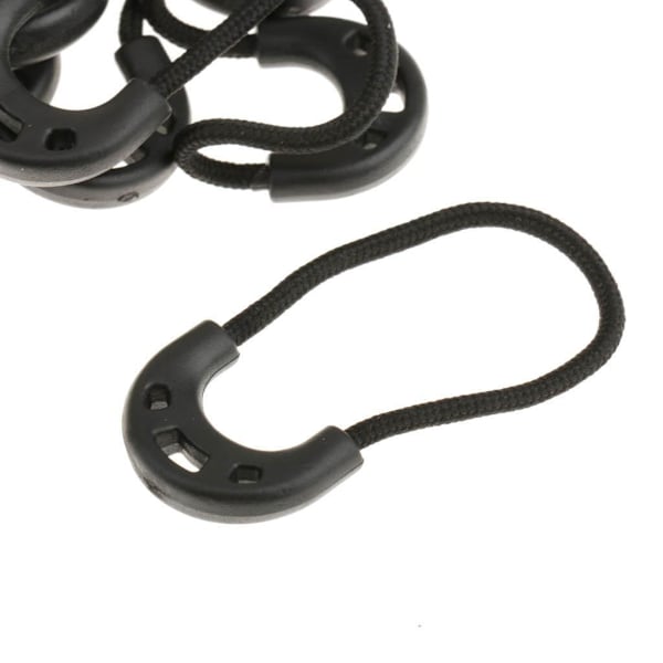 1/2/3 10st För Dragkedja Dra Sladd Rep Endar Lås Zip Slider För 1Set