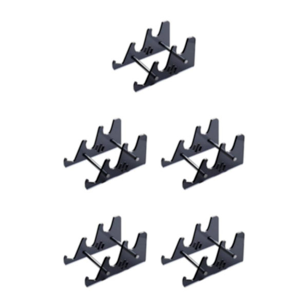 1/2/3/5 förvaring och displayställ för mekaniskt tangentbord Enkelt black 5Set
