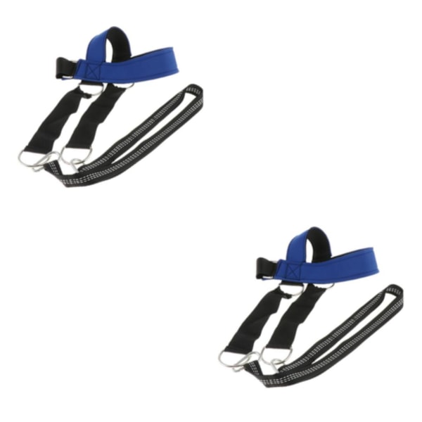1/2 Nylon viktlyftande huvudtränarrem för nackaxel 2PCS