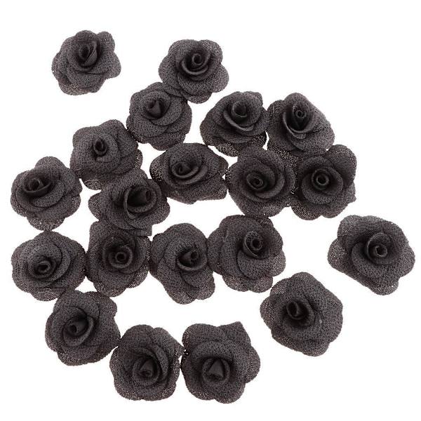 1/3/5 20 stycken Silk Rose Flower Head Bud DIY Craft Bröllop Gray 4cm 1Set