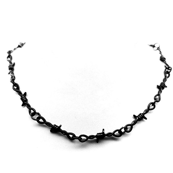 1/2/3 Punk Halsband Gothic Armband Lätta modesmycken Black Necklace 1 Pc