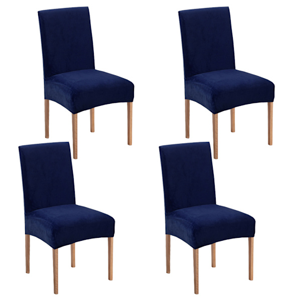 2piece High-end Texture Cover - Utsökt hantverk Navy 4 pcs