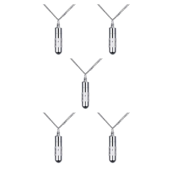 1/2/3/5 rostfritt stål buddhistiskt mantra minnessak hänge 11mm 5Set