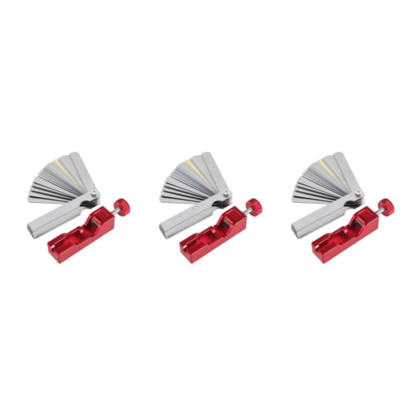 1/2/3/5 Bekväm och säker bilverktygssats för bil red Package feeler gauge 3PCS