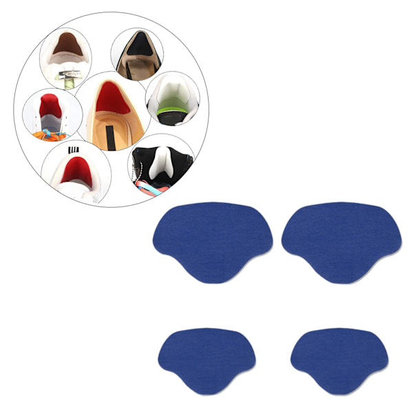 1/2/3/5 Shoe Häl Pad Innersula Häl Reparation Heel Stick för män & blue 1Set