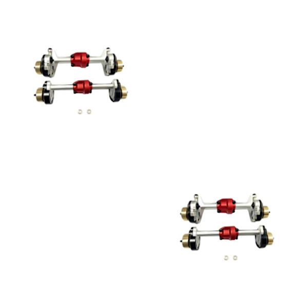 1/2/3 2st Legering CR18P Portalaxlar för Hobby Plus 1/18 CR18P Silver 2Set