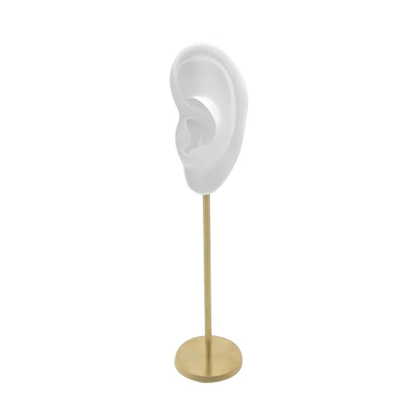 1/2/3 Örhänge Display Stand Human Ear Model Stud Holder Showcase Left Translucent Height: 18cm 1Set