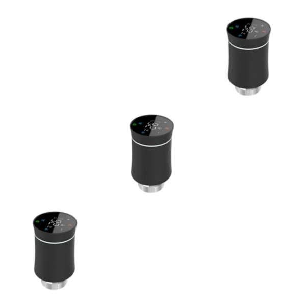 1/2/3 ABS Doodle Smart Home Uppvärmning Fjärrkontrollventil För black 3PCS