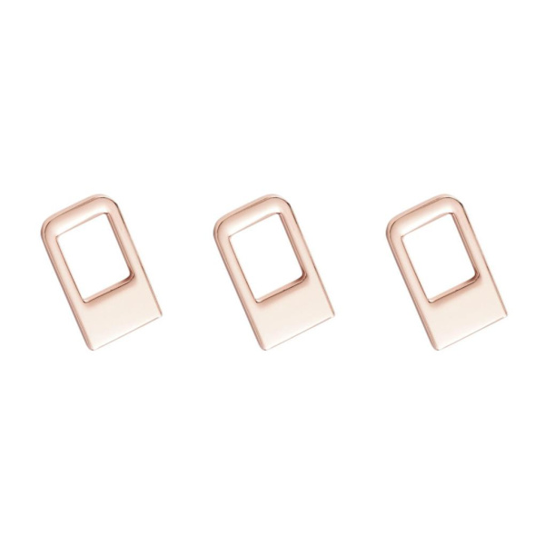 1/2/3 bilsäkerhetsspänne, metallinsatskort för Byd Atto 3 Gold 1.9x3.4x0.3cm 3Set