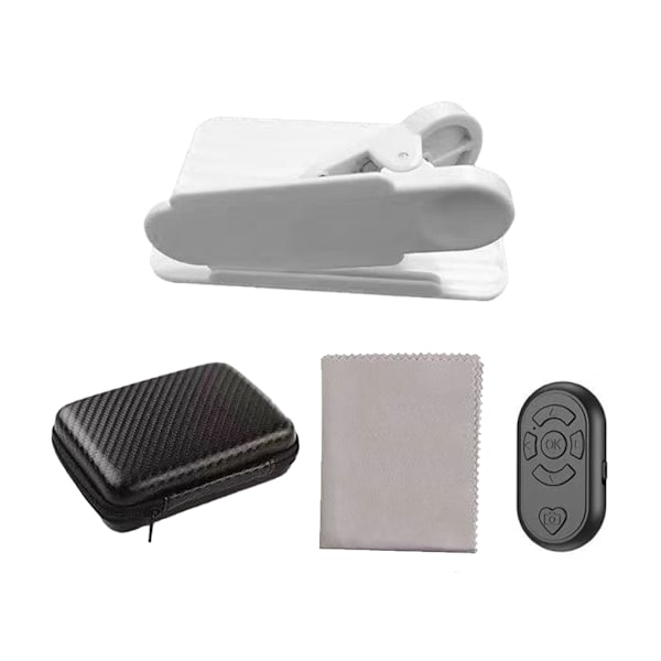 1/2/3/5 Telefon Spegel Reflektion Clip Bred Applicering Lätt att White remote control 1 Pc