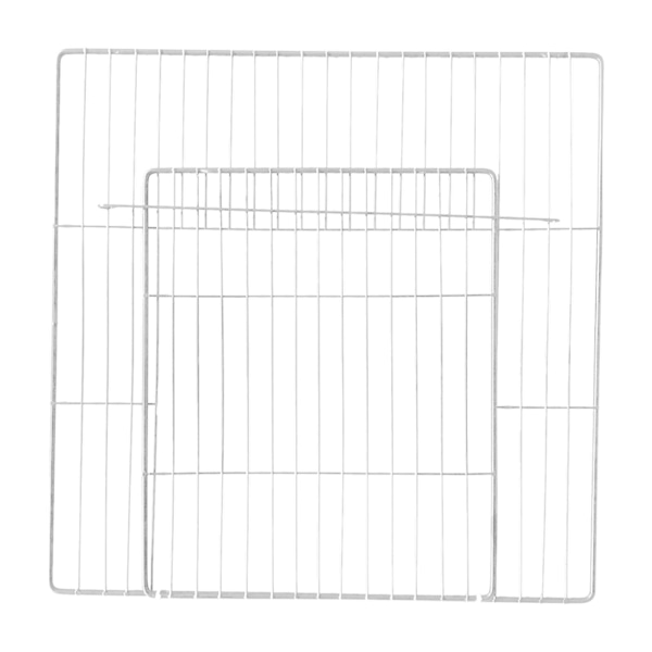 1/2/3 Pet lekhage Dörrbur Metalltråd inomhus staket Kaninvalp White Dense Grid 35 x 35CM 1Set