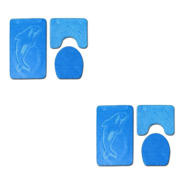 1/2 3pack/lot Halkfri Chenille Badmatta Lätt att installera PJ210611-B006 2Set