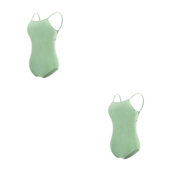 1/2/3 Dance Body Balett Leotard Dansoutfit Andas Green XL 2PCS