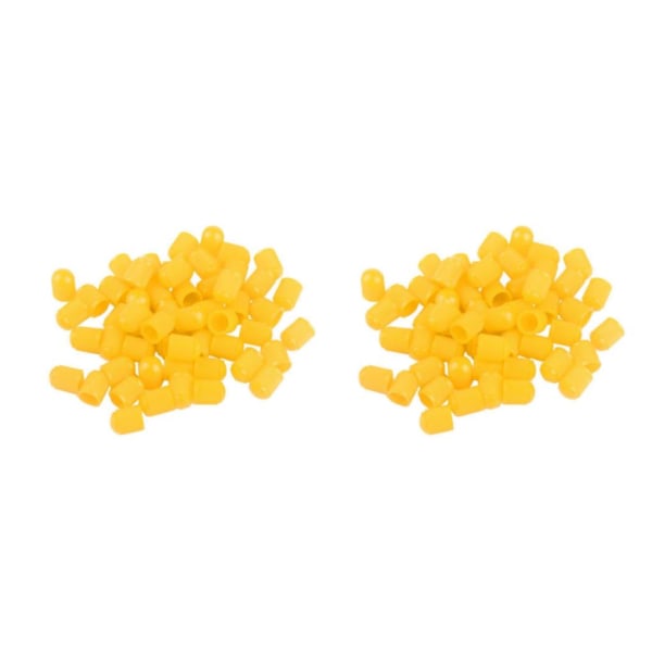 1/2/3/5 100x Plast Bil Cykel Motorcykel Lastbil hjul Däck Ventil Yellow 10mm 2Set