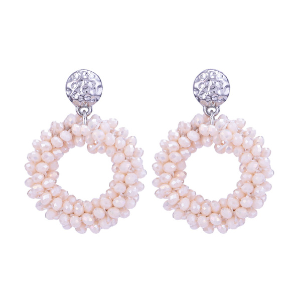 1/2/3/5 Lättviktshandgjorda droppörhängen för kvinnor Fashionabla light pink 1Set